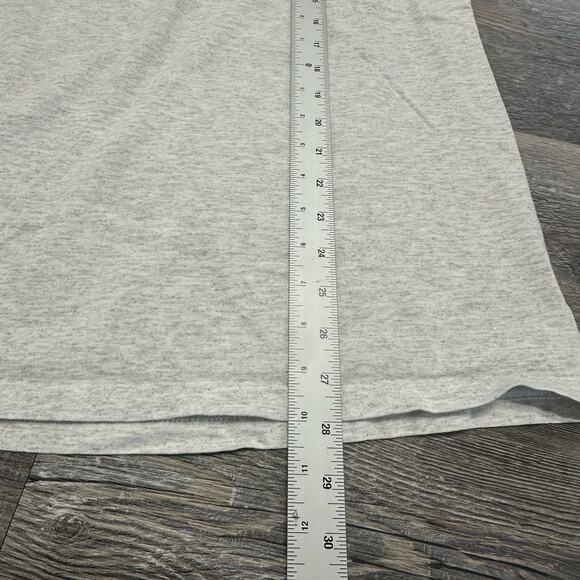 Vintage 90s Y2K Caution Radioactive Rontgen Rad Tech Humor Grey Mens L Funny Tee - Picture 9 of 10